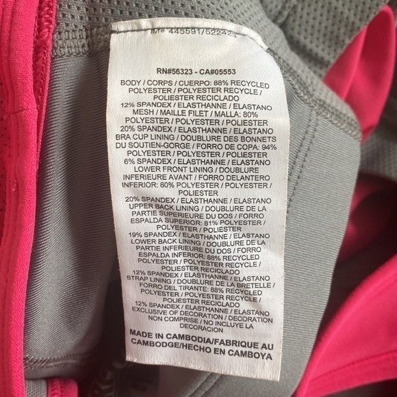 Nike Women Dri Fit Racerback Workout Tank Top • Hot Barbie Pink • M Medium - Picture 9 of 11